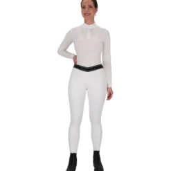 Reitleggings Damen Eden, Vollbesatz, Full-Grip, Turnierreitleggings