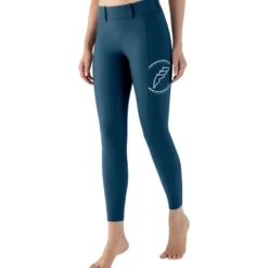 Reitleggings Damen Evrafh HW25, Vollbesatz, Full-Grip, High Waist