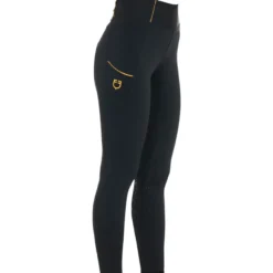 Reitleggings Damen Fleece Lining, Vollbesatz, Full-Grip, High Waist, Winterrreitleggings