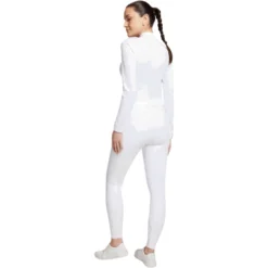 Reitleggings Damen Gaia Pull On, Vollbesatz, Full-Grip, High Waist