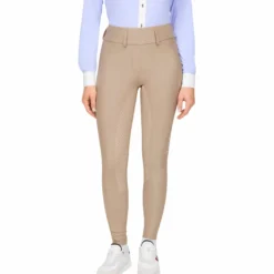 Reitleggings Damen Highland, Hybrid, Vollbesatz, Full-Grip