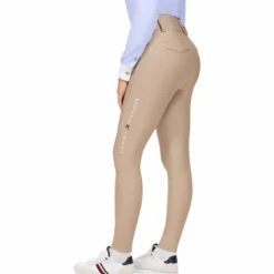 Reitleggings Damen Highland, Hybrid, Vollbesatz, Full-Grip