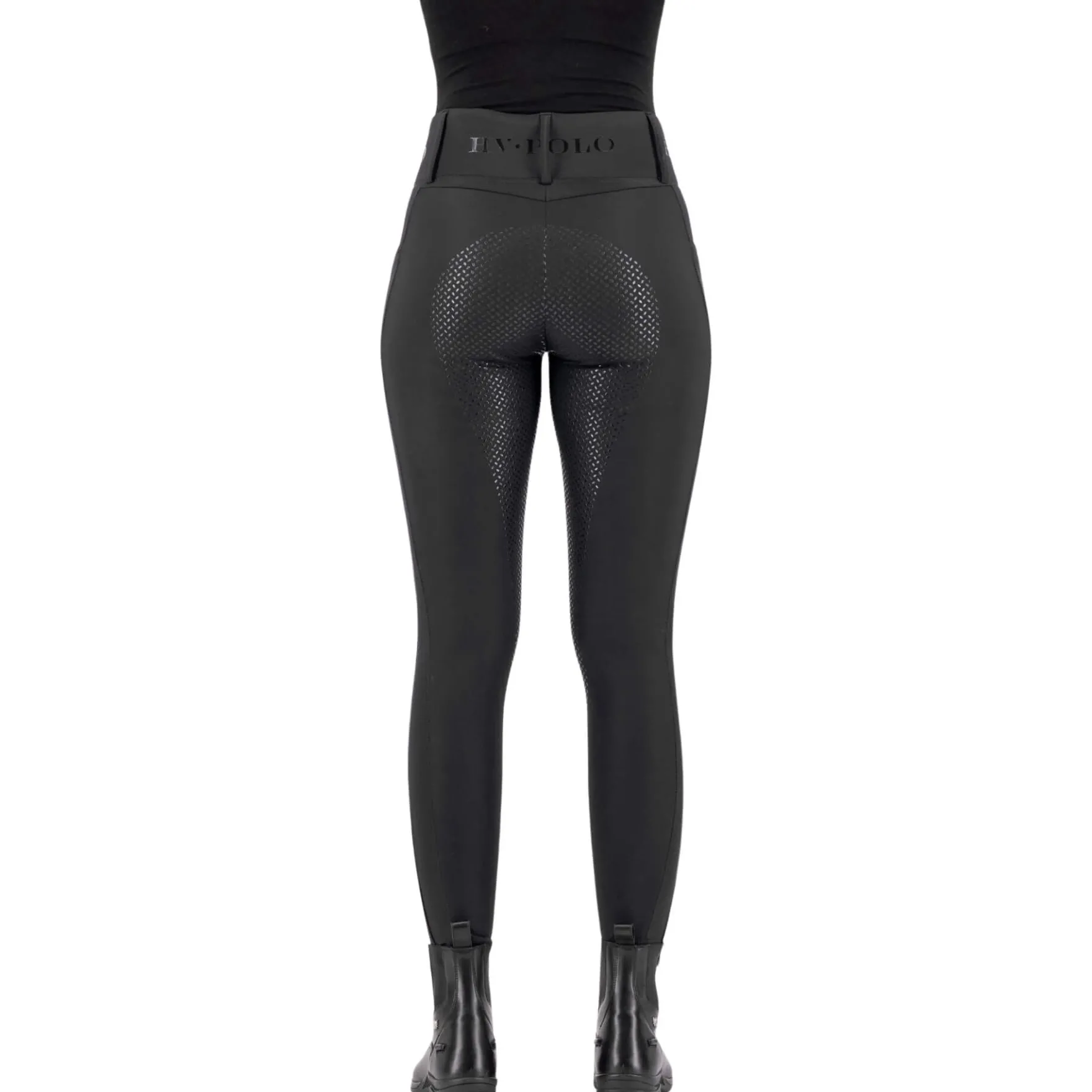 Reitleggings Damen HVPFavourite, Vollbesatz, Full-Grip, High Waist