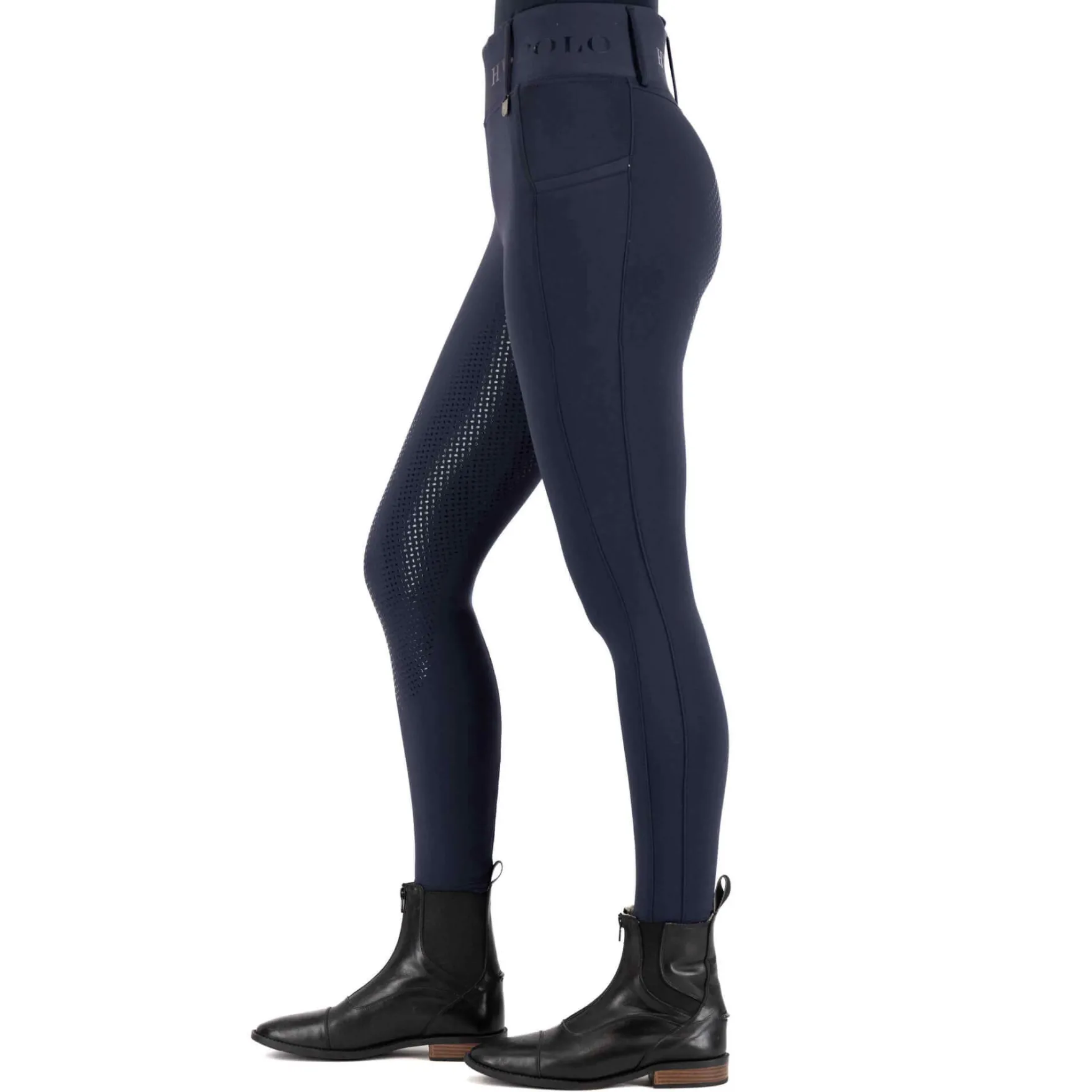 Reitleggings Damen HVPFavourite Summer FS26, High Waist, Vollbesatz, Full-Grip