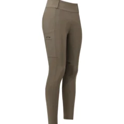 Reitleggings Damen HVPManou, Vollbesatz, Full-Grip, High Waist