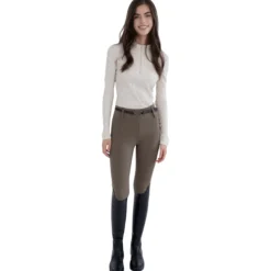 Reitleggings Damen HVPManou, Vollbesatz, Full-Grip, High Waist