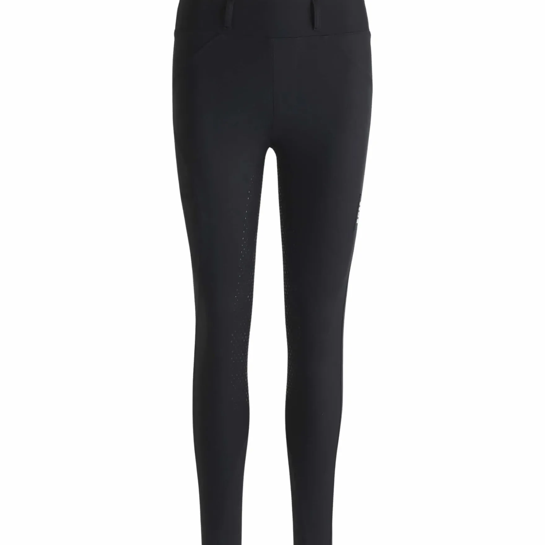 Reitleggings Damen Hybrid, High Waist, Vollbesatz, Full-Grip