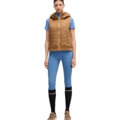 Reitleggings Damen Hybrid HW25, High Waist, Vollbesatz, Full-Grip