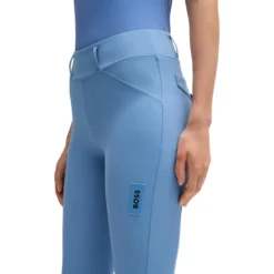 Reitleggings Damen Hybrid HW25, High Waist, Vollbesatz, Full-Grip