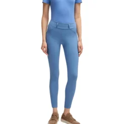 Reitleggings Damen Hybrid HW25, High Waist, Vollbesatz, Full-Grip