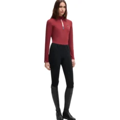 Reitleggings Damen, Hybrid, Vollbesatz, Full-Grip
