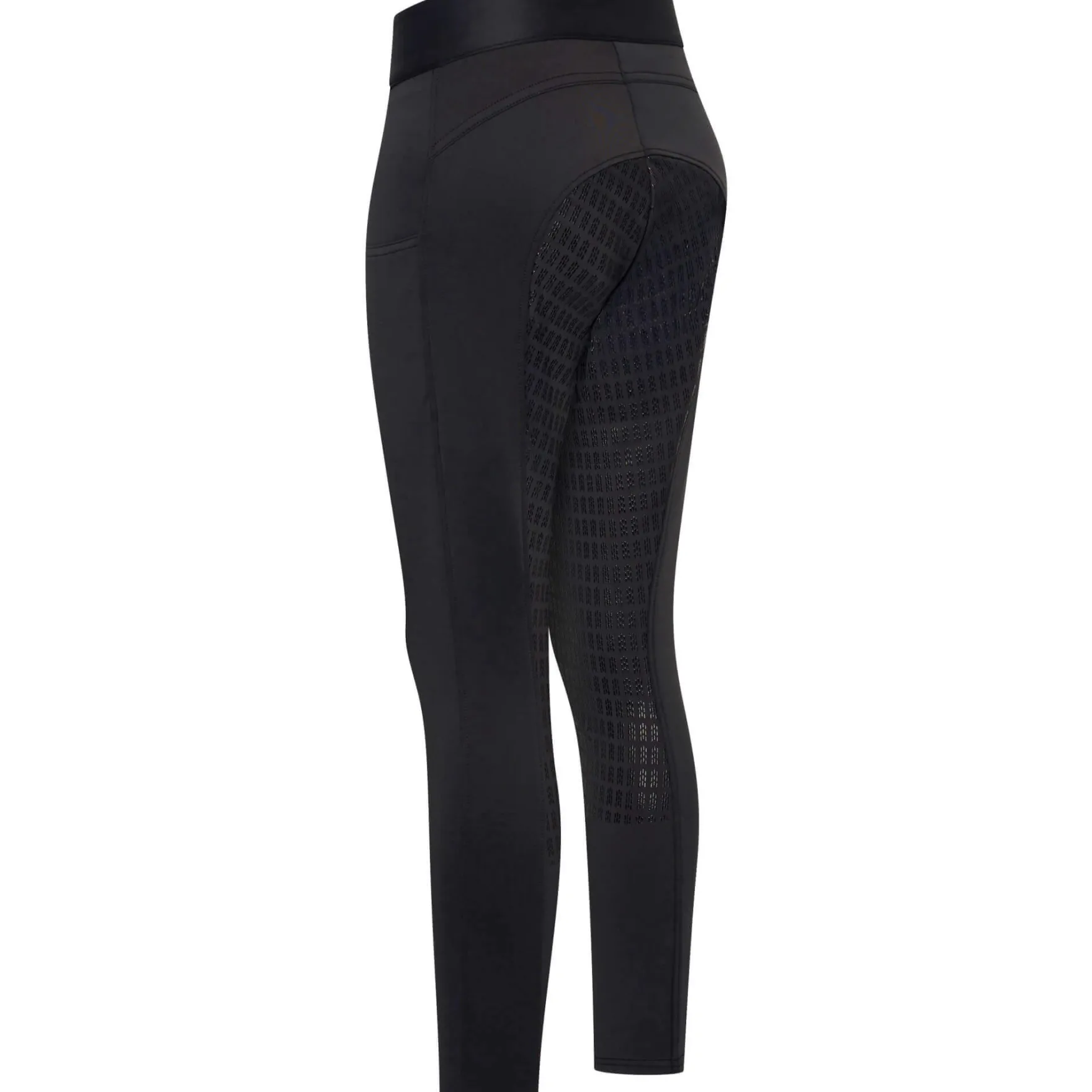Reitleggings Damen IRHBasic, Vollbesatz, Full-Grip, High Waist