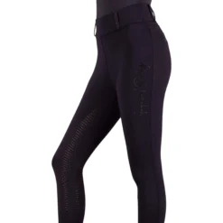 Reitleggings Damen IRHComfi Sparks, Vollbesatz, Full-Grip, High Waist, Winter