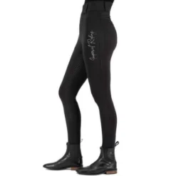 Reitleggings Damen IRHComfi Sparks, Vollbesatz, Full-Grip, High Waist