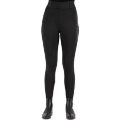 Reitleggings Damen IRHComfi Sparks, Vollbesatz, Full-Grip, High Waist