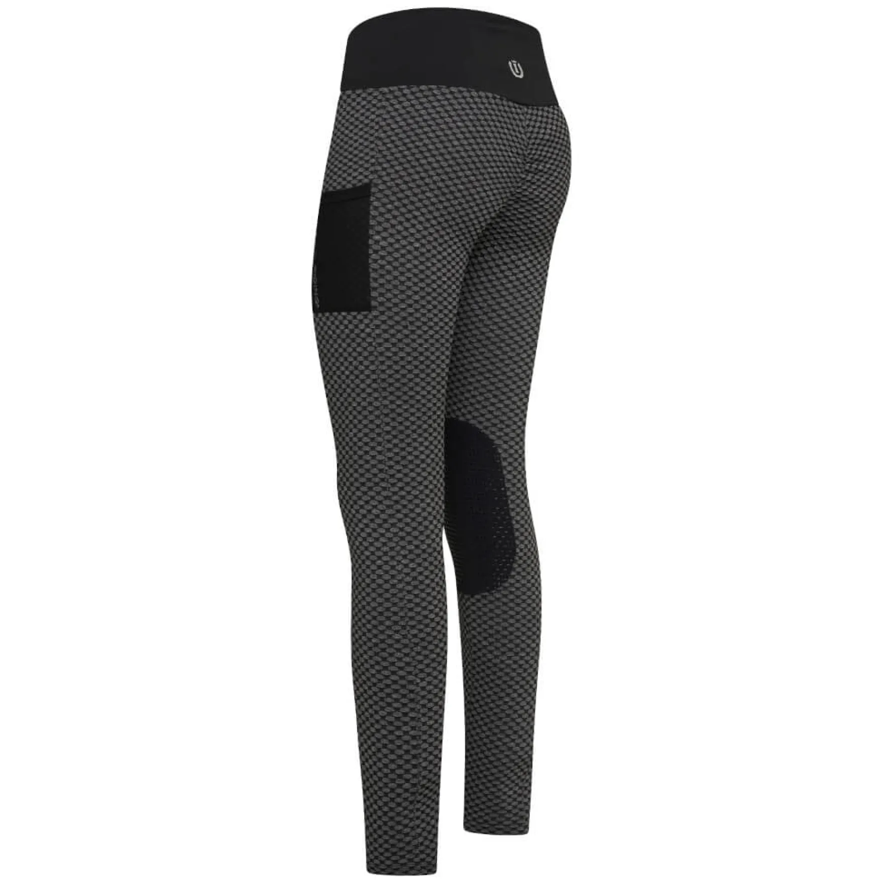 Reitleggings Damen IRHDiamond Bubble FS22, Kniebesatz, Knee-Grip
