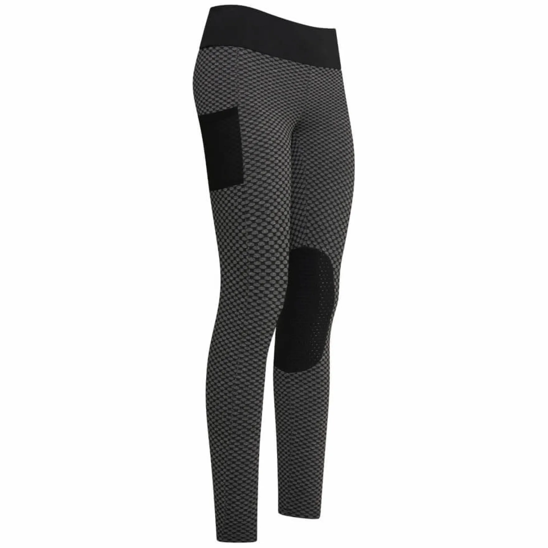 Reitleggings Damen IRHDiamond Bubble FS22, Kniebesatz, Knee-Grip