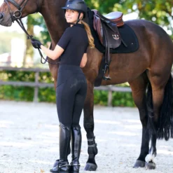 Reitleggings Damen IRHLisam FS26, Vollbesatz, Full-Grip, High Waist