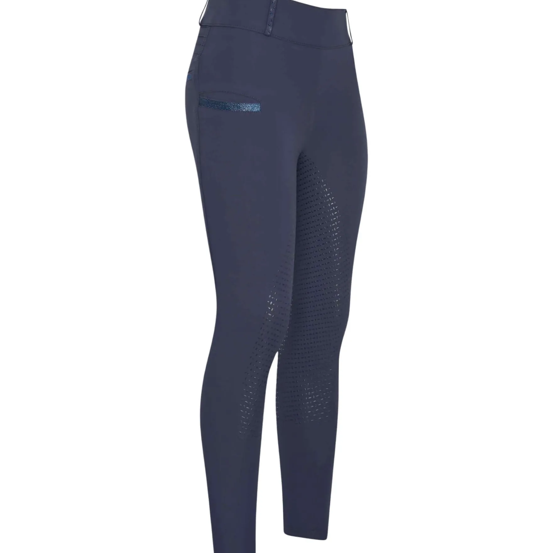 Reitleggings Damen IRHShiny Sparks FS24, Full-Grip, Vollbesatz