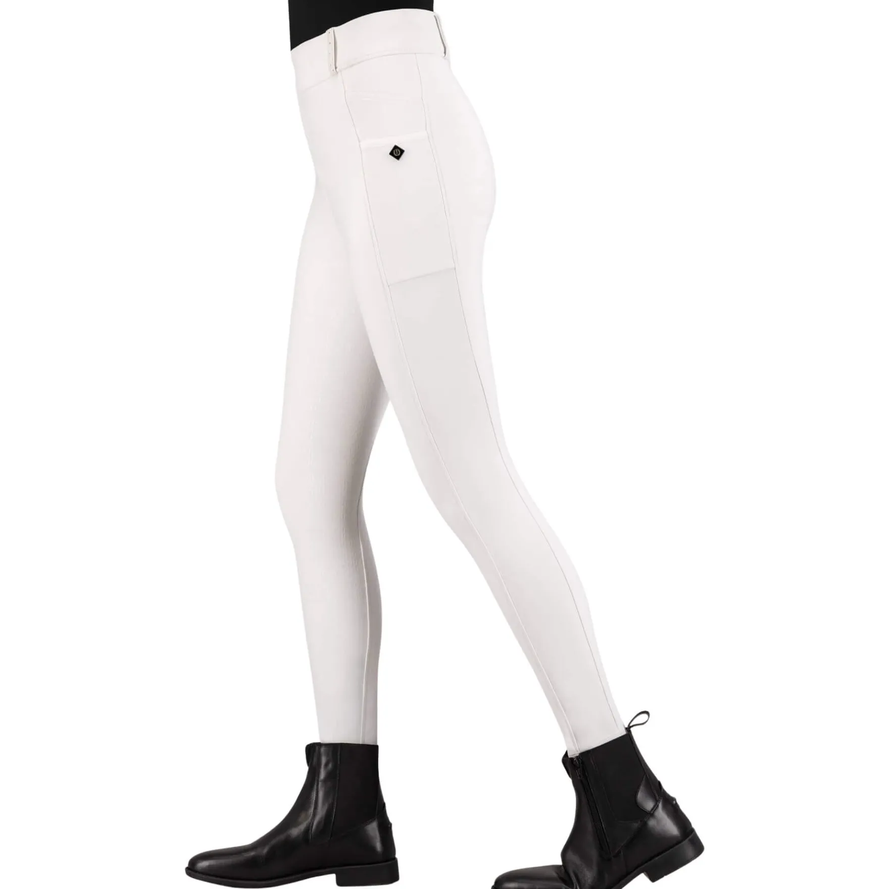 Reitleggings Damen IRHTamara, Vollbesatz, Full-Grip, High Waist, Turnierreitleggings