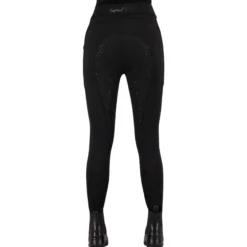 Reitleggings Damen IRHTeddy, Vollbesatz, Full-Grip, High Waist, Winter