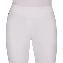 Reitleggings Damen Kae, Turnierreitleggings, Teilbesatz, Half-Grip