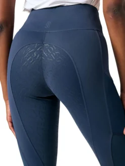 Reitleggings Damen Leslie HW25, Vollbesatz, Full-Grip