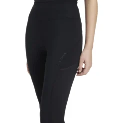 Reitleggings Damen Lydia Mesh, Kniebesatz, Knee-Grip