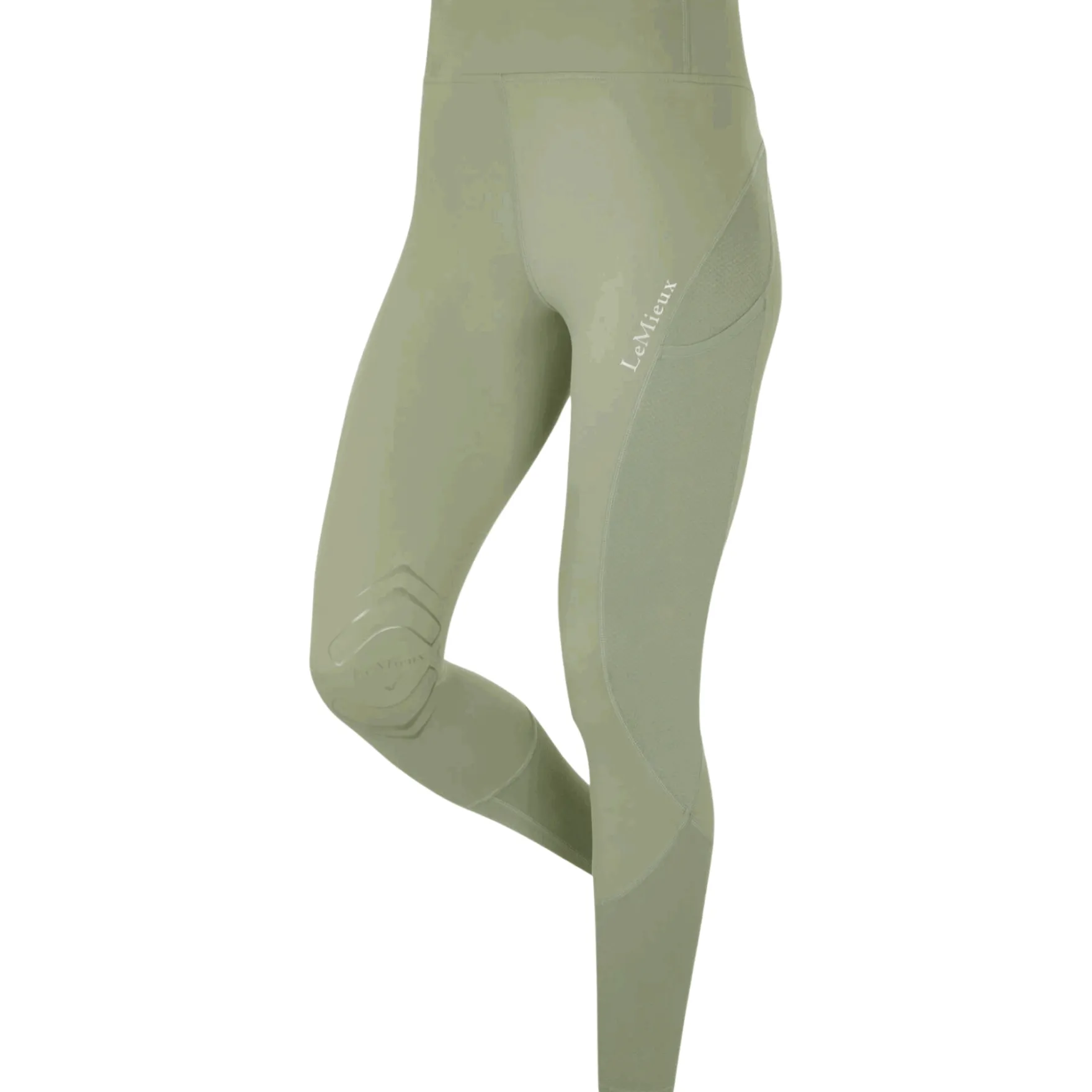 Reitleggings Damen Lydia Mesh FS24, Kniebesatz, Knee-Grip