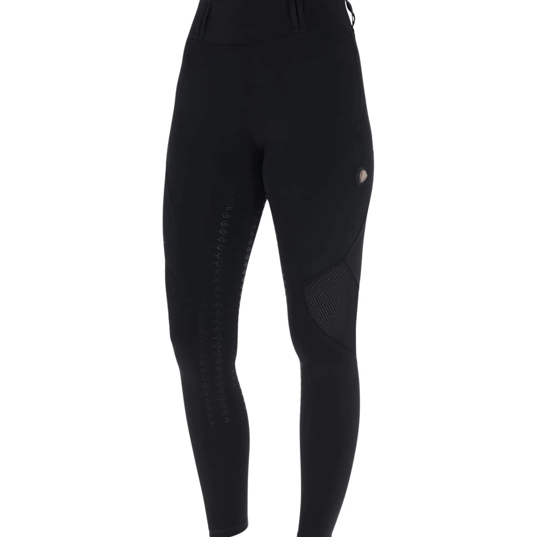 Reitleggings Damen Mesh FS26, Vollbesatz, Full-Grip, Turnierreitleggings