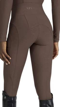 Reitleggings Damen Outline HW25, Vollbesatz, Full-Grip, High Waist