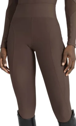 Reitleggings Damen Outline HW25, Vollbesatz, Full-Grip, High Waist