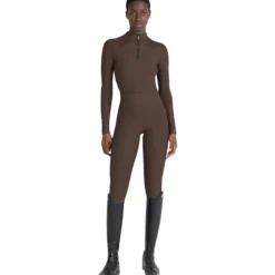 Reitleggings Damen Outline HW25, Vollbesatz, Full-Grip, High Waist