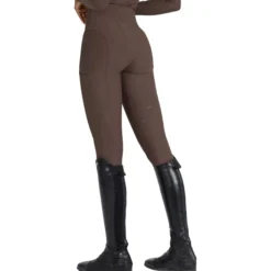 Reitleggings Damen Outline HW25, Vollbesatz, Full-Grip, High Waist