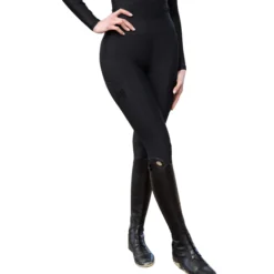 Reitleggings Damen Outline, Vollbesatz, Full-Grip