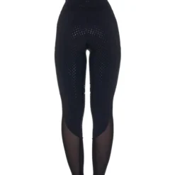 Reitleggings Damen Perforated Inserts, Vollbesatz, Full-Grip, Sommerreitleggings