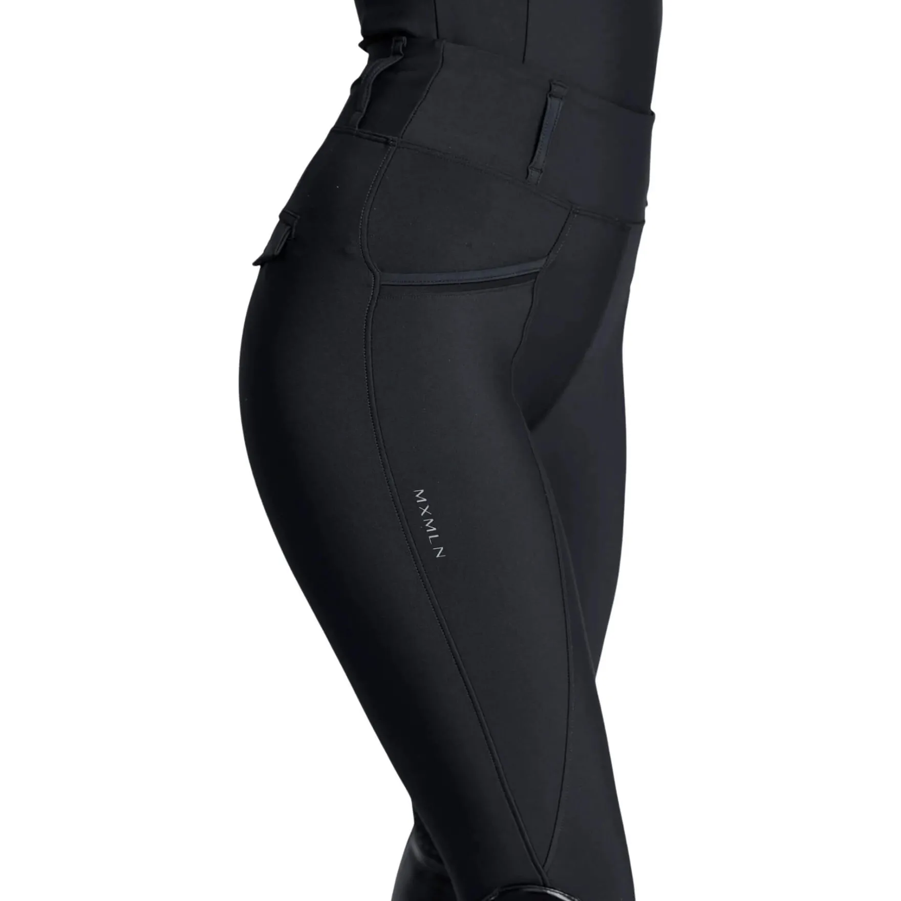 Reitleggings Damen Pro, High Waist, ohne Besatz