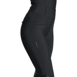 Reitleggings Damen Pro, Vollbesatz, Full-Grip, High Waist