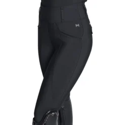 Reitleggings Damen Pro, Vollbesatz, Full-Grip, High Waist