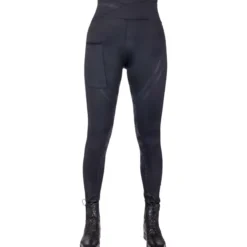 Reitleggings Damen pull-on Raquel, Winterreitleggings, Vollbesatz, Full-Grip