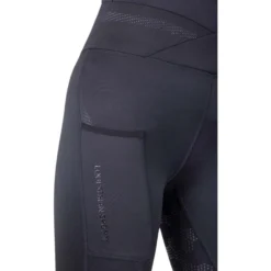 Reitleggings Damen pull-on Raquel, Winterreitleggings, Vollbesatz, Full-Grip
