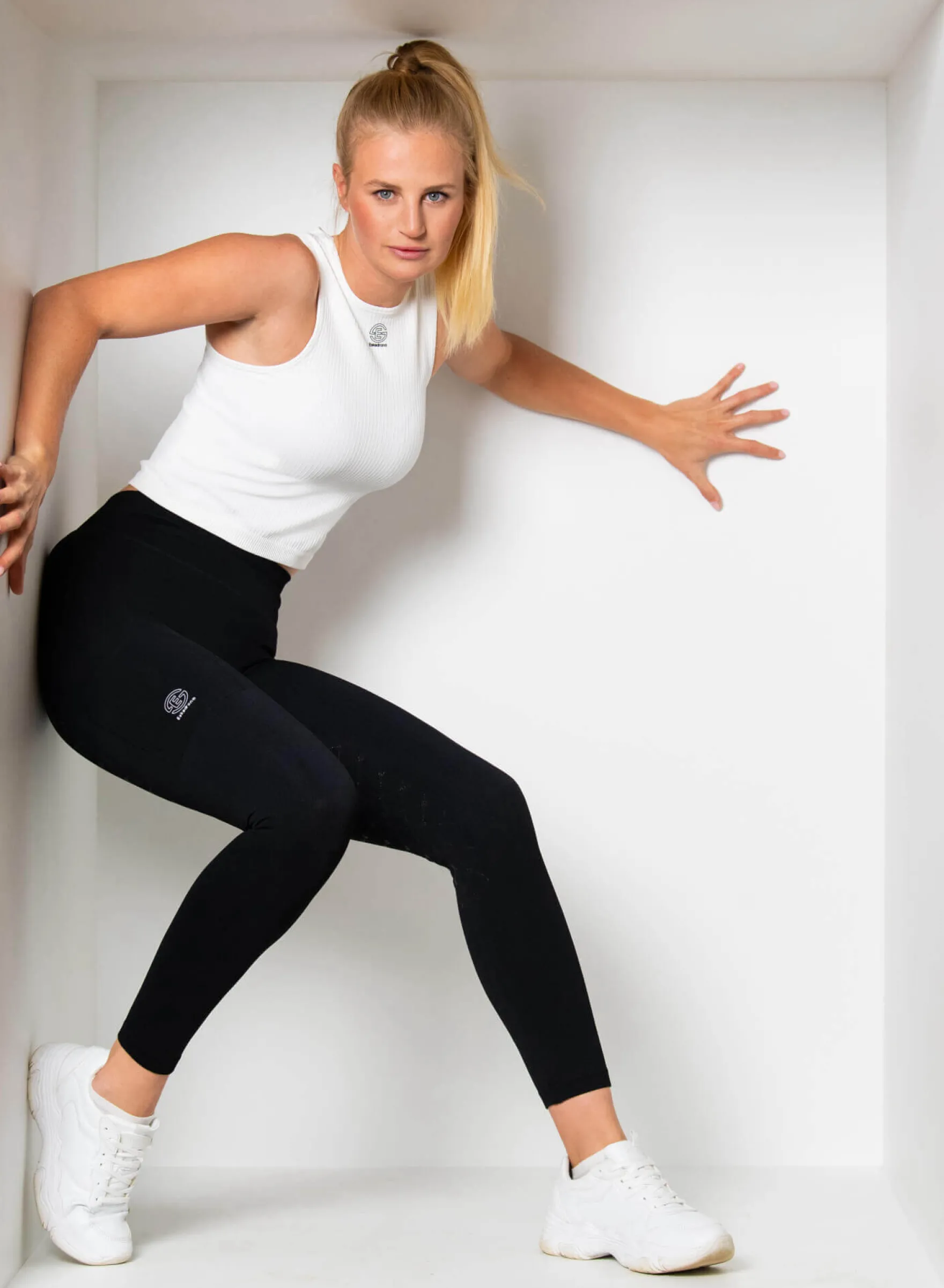 Reitleggings Damen Seamless Dynamic Fanatics FS24, Vollbesatz, Full-Grip