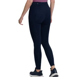 Reitleggings Damen Simone Cross Over FS26, Teilbesatz, Half-Grip