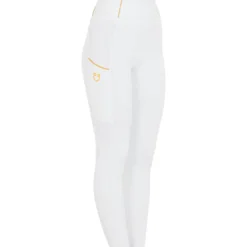 Reitleggings Damen Slim Fit, Vollbesatz, Full-Grip, High Waist