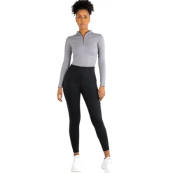 Reitleggings Damen Studio Riding, Vollbesatz, Full-Grip
