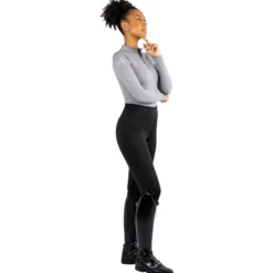 Reitleggings Damen Studio Riding, Vollbesatz, Full-Grip