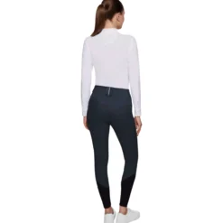 Reitleggings Damen Tallia, Kniebesatz, Knee-Grip, UV-Schutz, High Waist