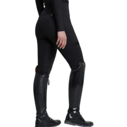 Reitleggings Damen Tech, Vollbesatz, Full-Grip, High Waist