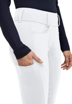 Reitleggings Damen Vermont HW25, Vollbesatz, Full-Grip, Thermo