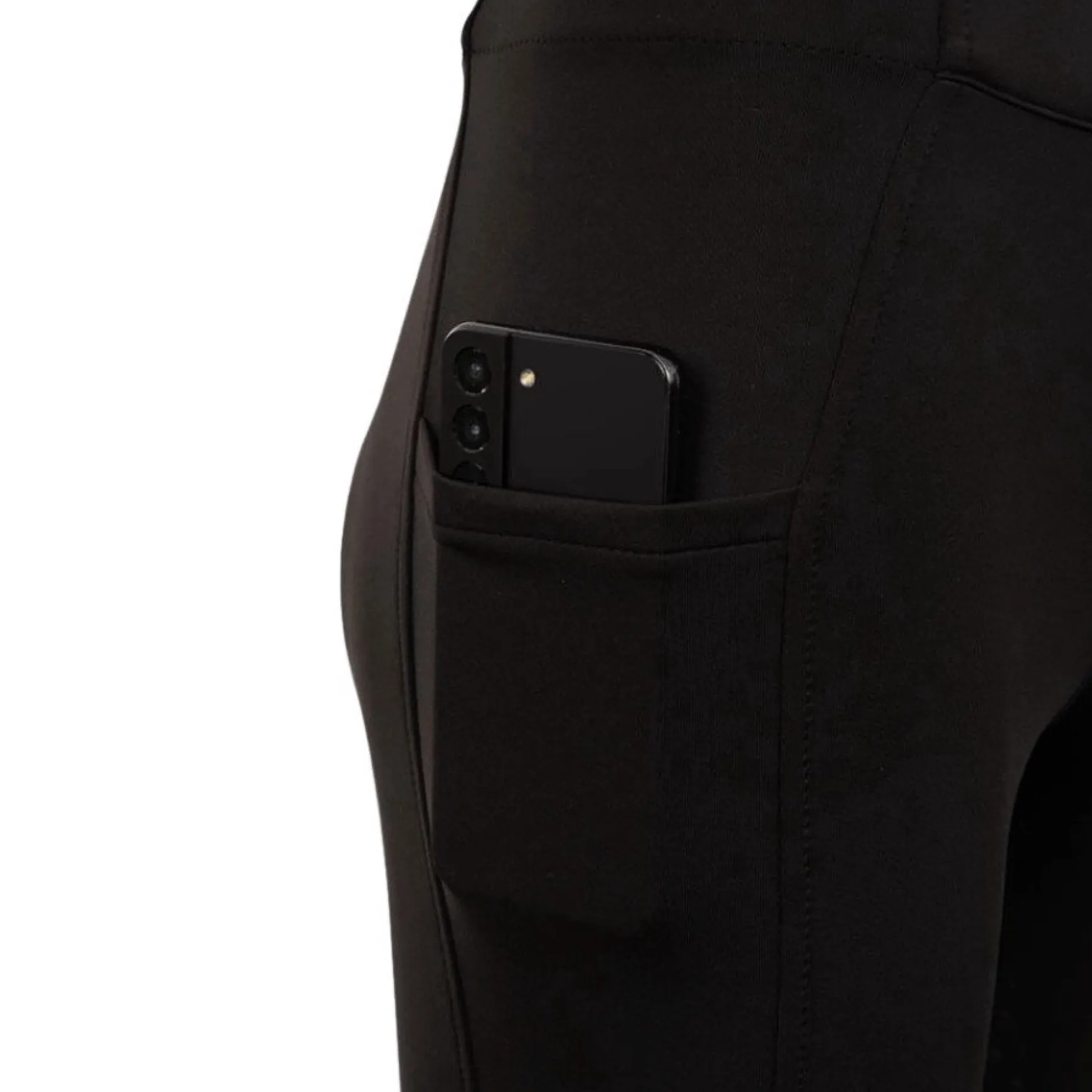 Reitleggings Kinder Biterroot, Vollbesatz, Full-Grip, High Waist